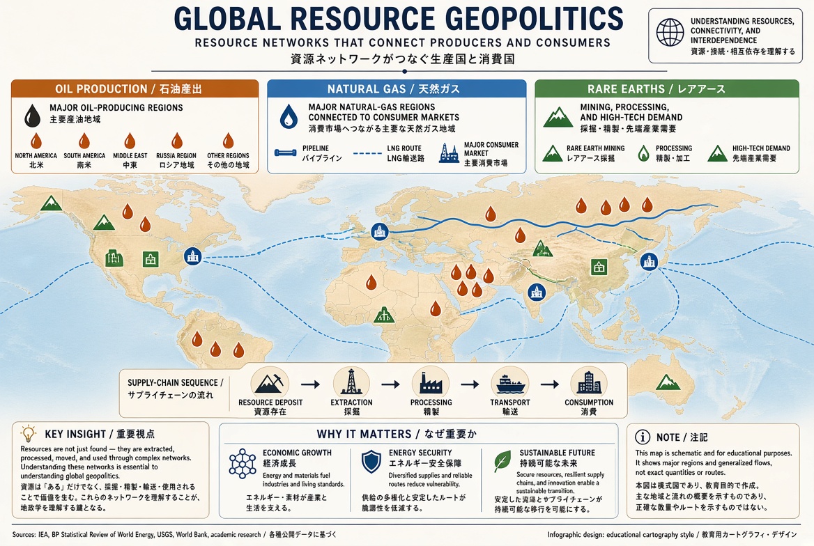 Geopolitics: Figure on the Global Resource Network